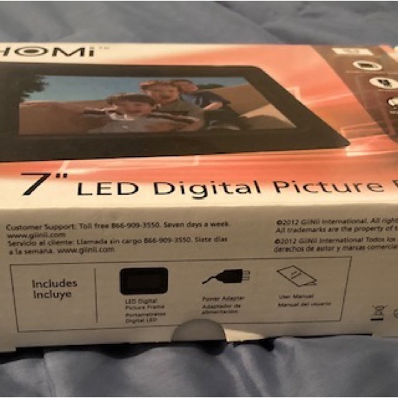 Shomi 7” Digital LED photo frame - NIB - Picture 4 of 6